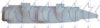 TRICLO 163853 Clip, trim/protective strip